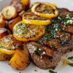 Greek Roast Potatoes with Lemon and Feta