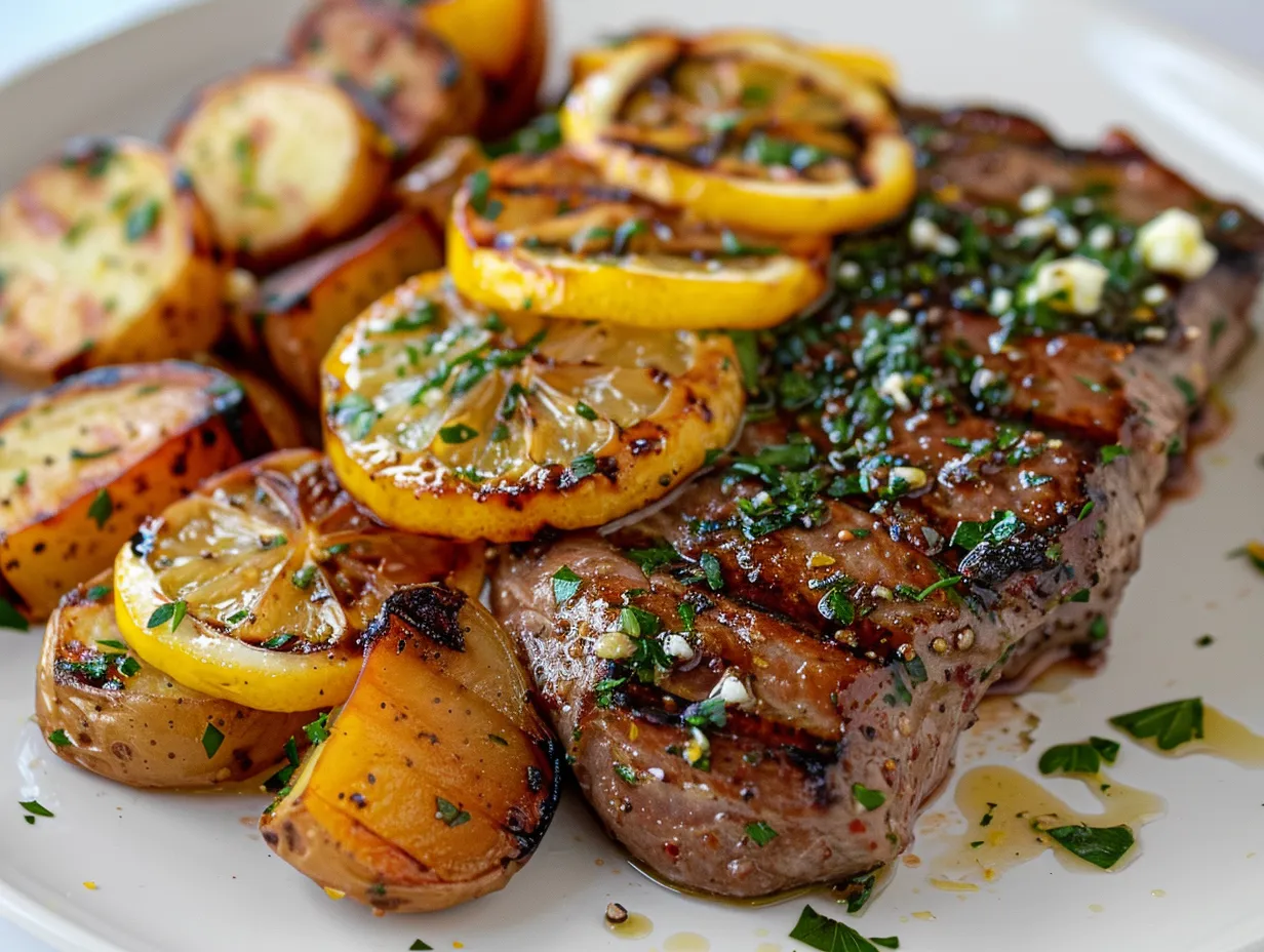 Greek Roast Potatoes with Lemon and Feta
