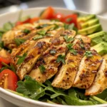 Grilled Chicken Avocado Salad Bowl Delight