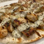 Homemade Chicken Shawarma with Creamy Garlic Sauce