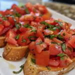 cold tomato bruschetta