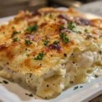 Homemade Easy Alfredo Chicken Bake