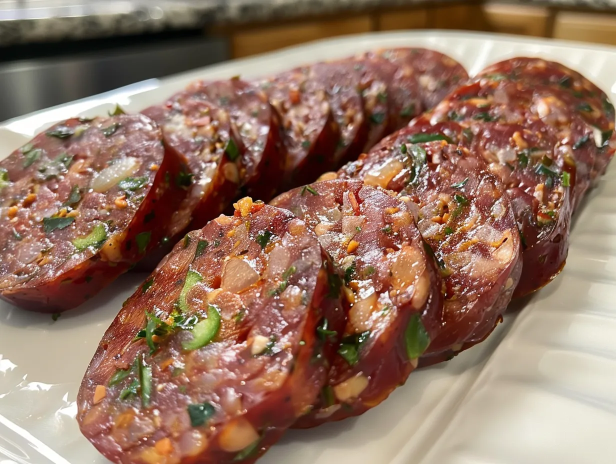 jalapeño and pepper jack summer sausage