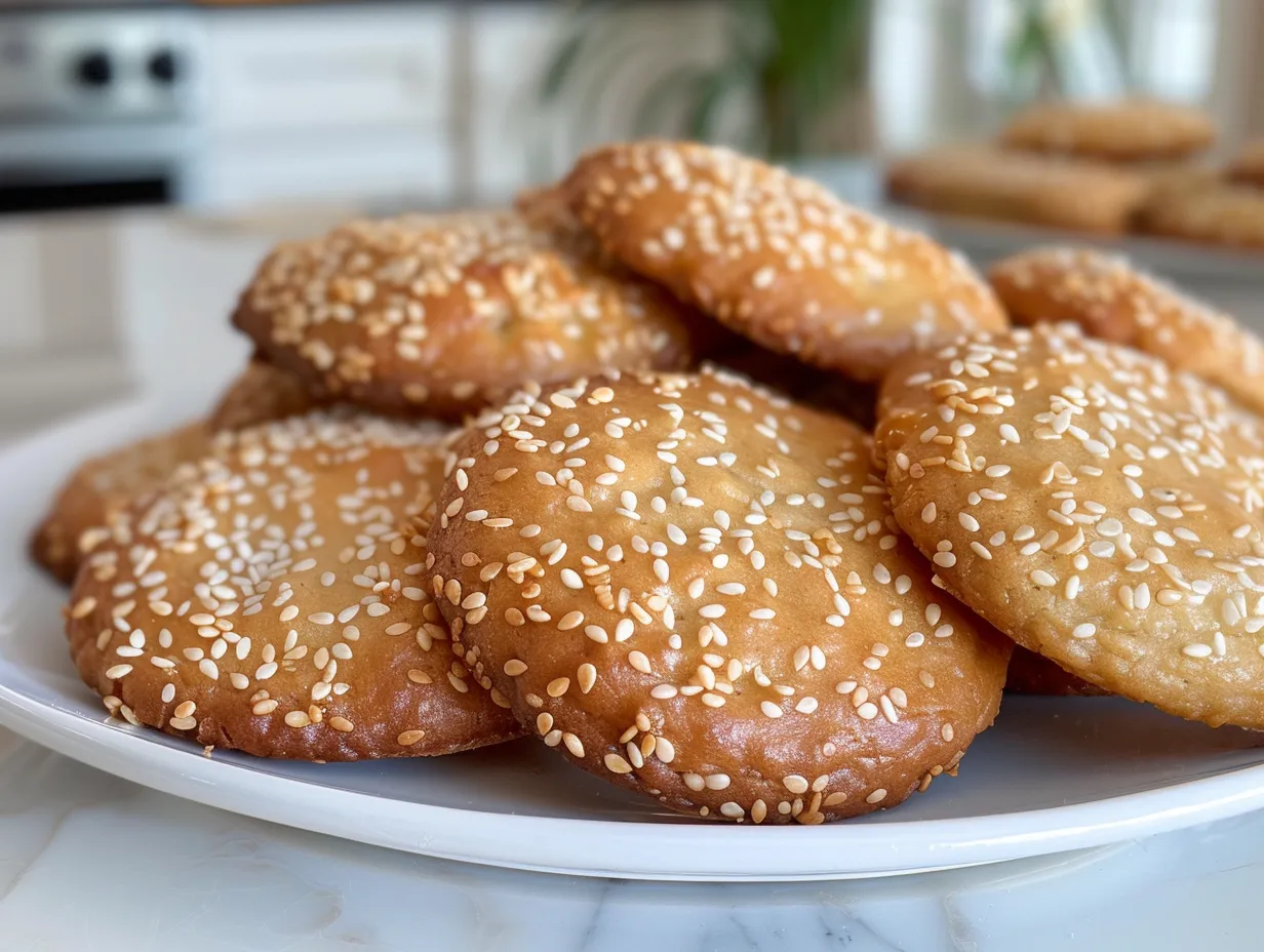 sesame honey cookies