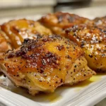 honey garlic slow cooker chicken thighs