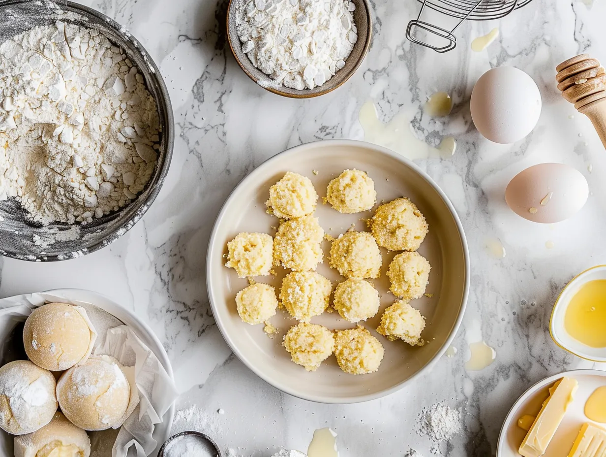 ingredients for honey butter cornbread poppers