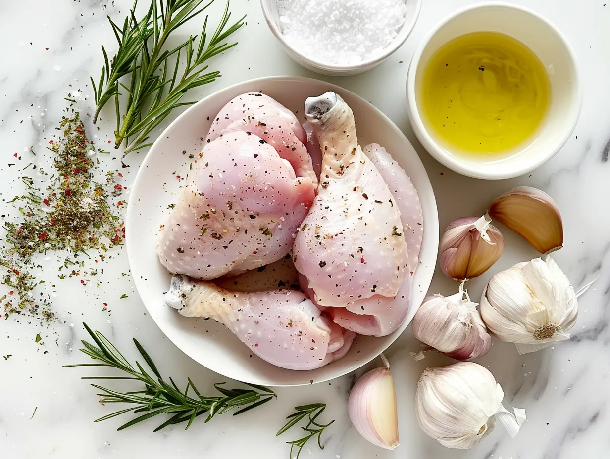 Ingredients for Juicy Baked Chicken