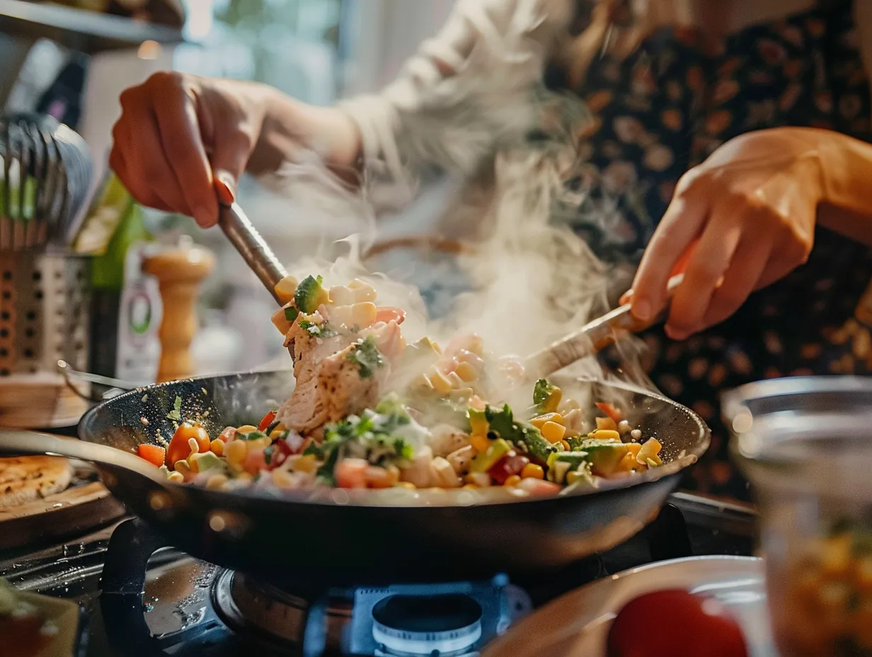 Instructions for making Mexican Street Corn Chicken Bowl