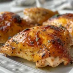 Juicy Baked Chicken Recipe Platter
