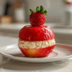 Luscious Strawberry Cheesecake Apples Display