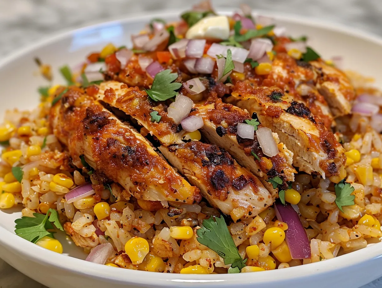 Mexican Street Corn Chicken Bowl