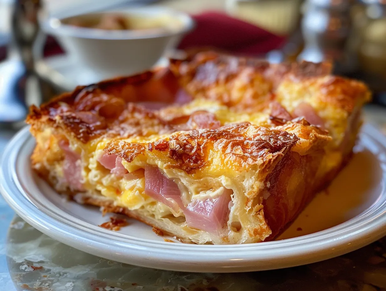 Mouthwatering Monte Cristo Breakfast Casserole
