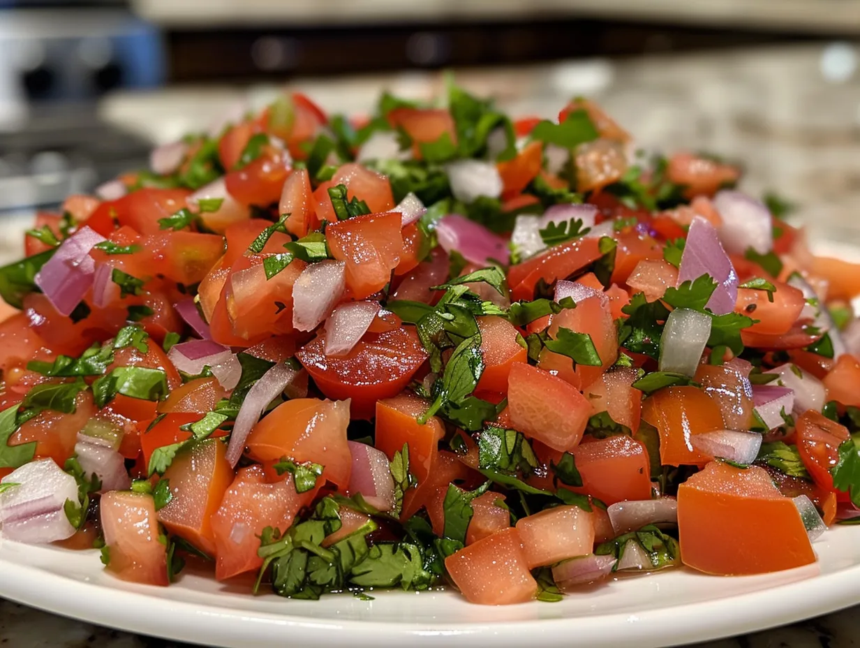 easy homemade pico de gallo salsa