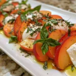 Peach Caprese Salad with Burrata Overview