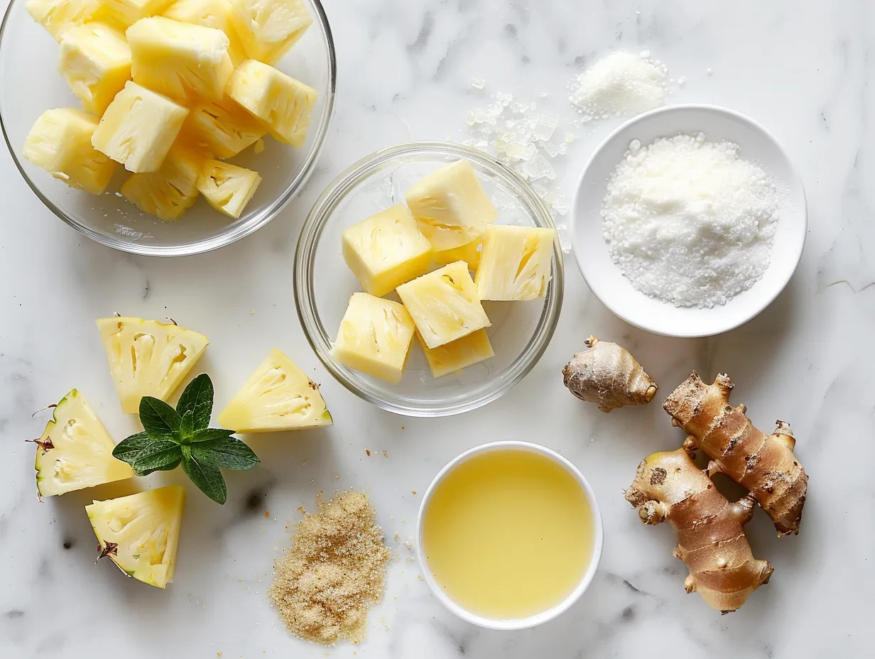 Pineapple Bar Ingredients