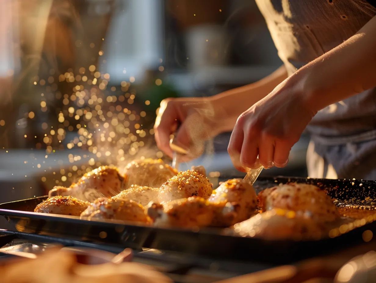 Preparing Juicy Baked Chicken