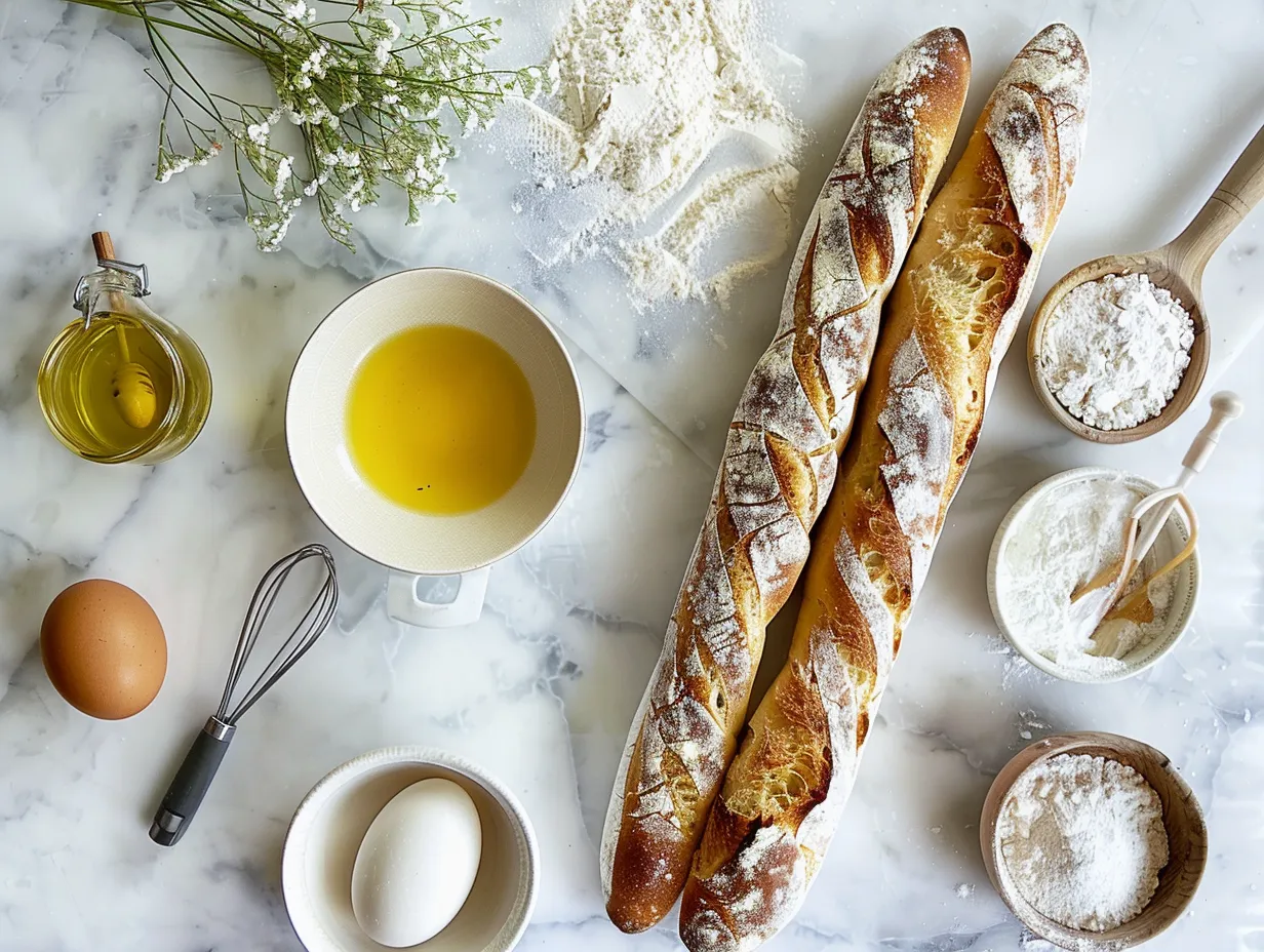 Raw Ingredients for Baguette