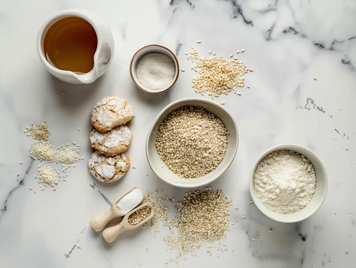 Sesame Honey Cookies Ingredients