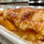 Southern Peach Cobbler Display