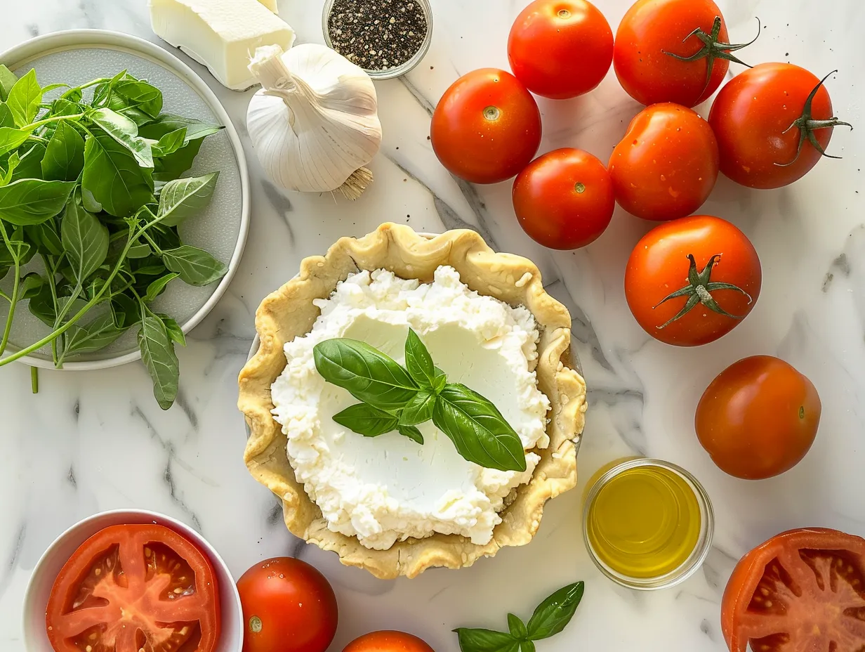 Southern Tomato Pie Ingredients