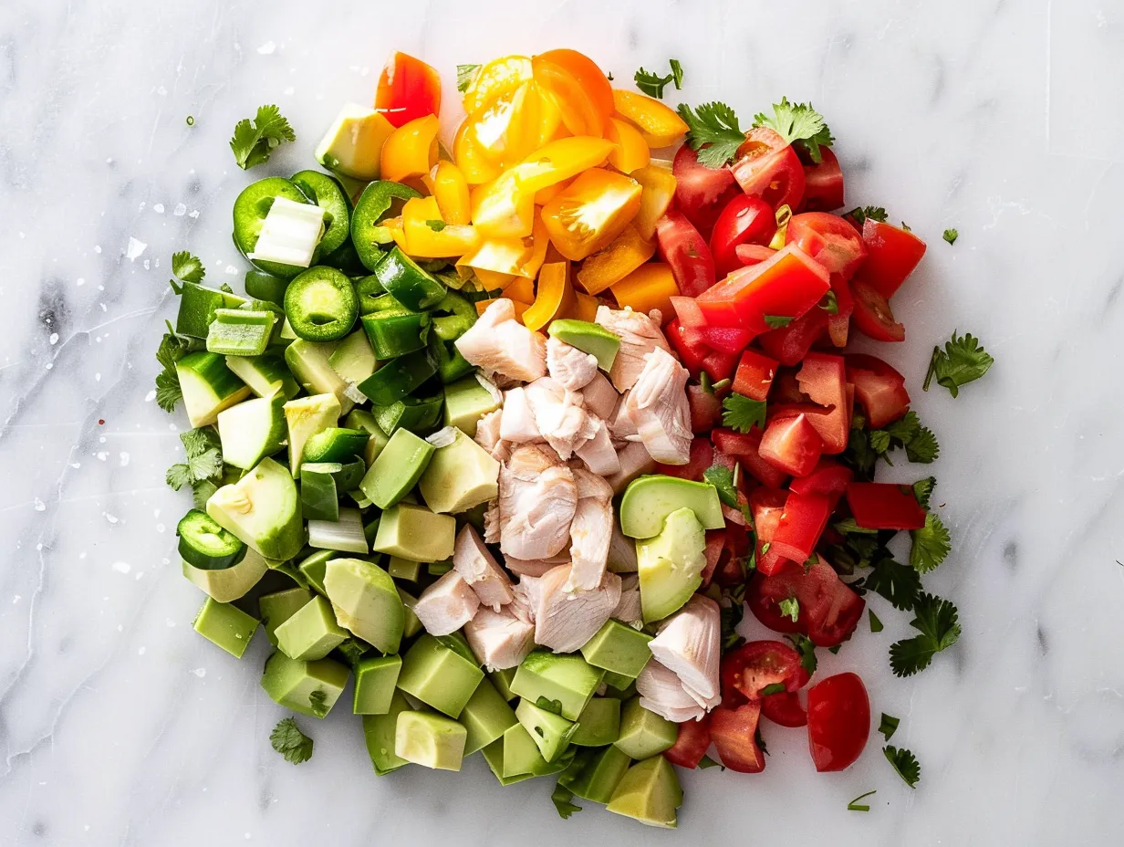 Southwest Chicken Salad Ingredients
