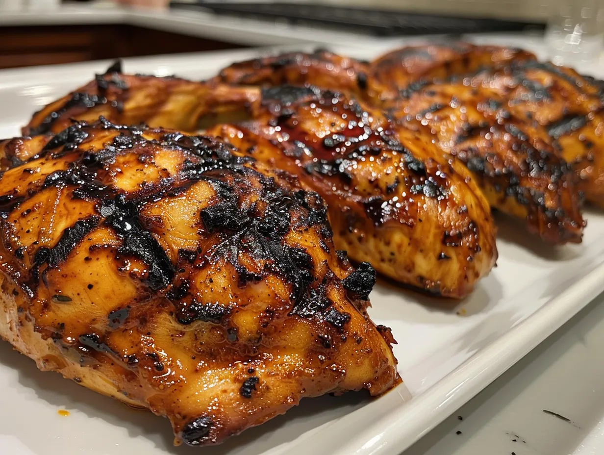 spicy grilled harissa chicken