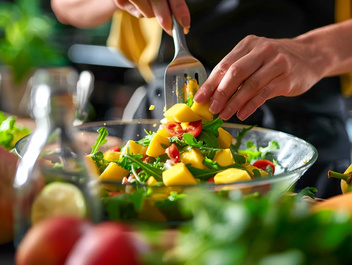 Steps to make mango salad