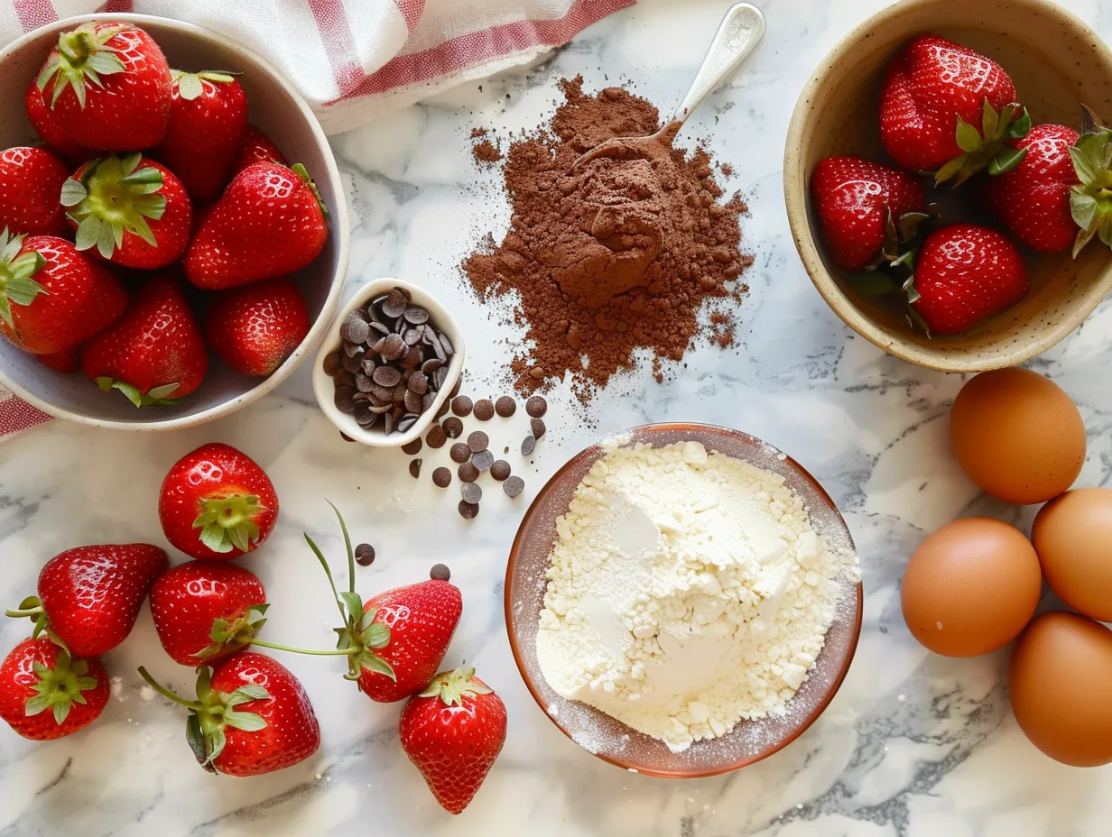 Strawberry Cake Ingredients