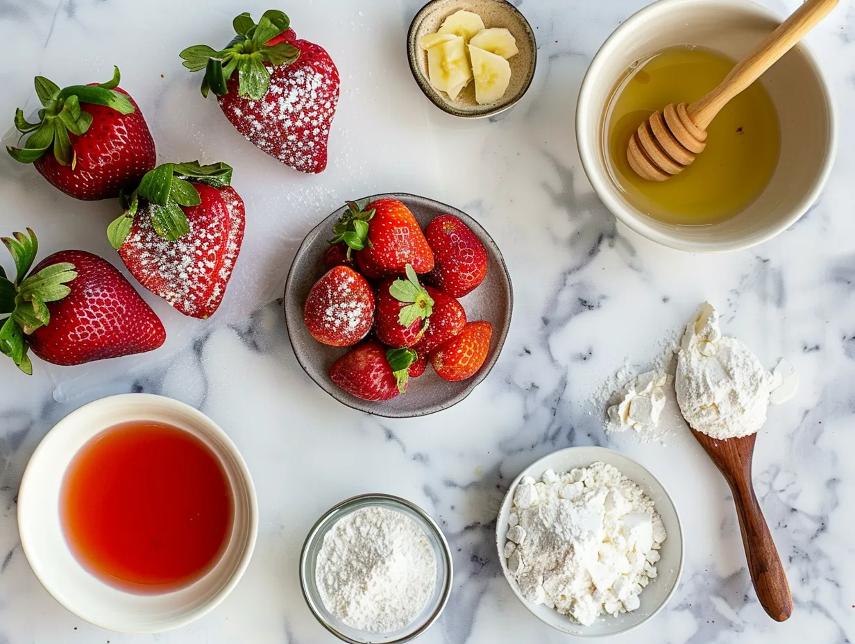 Strawberry Cheesecake Rolls Ingredients