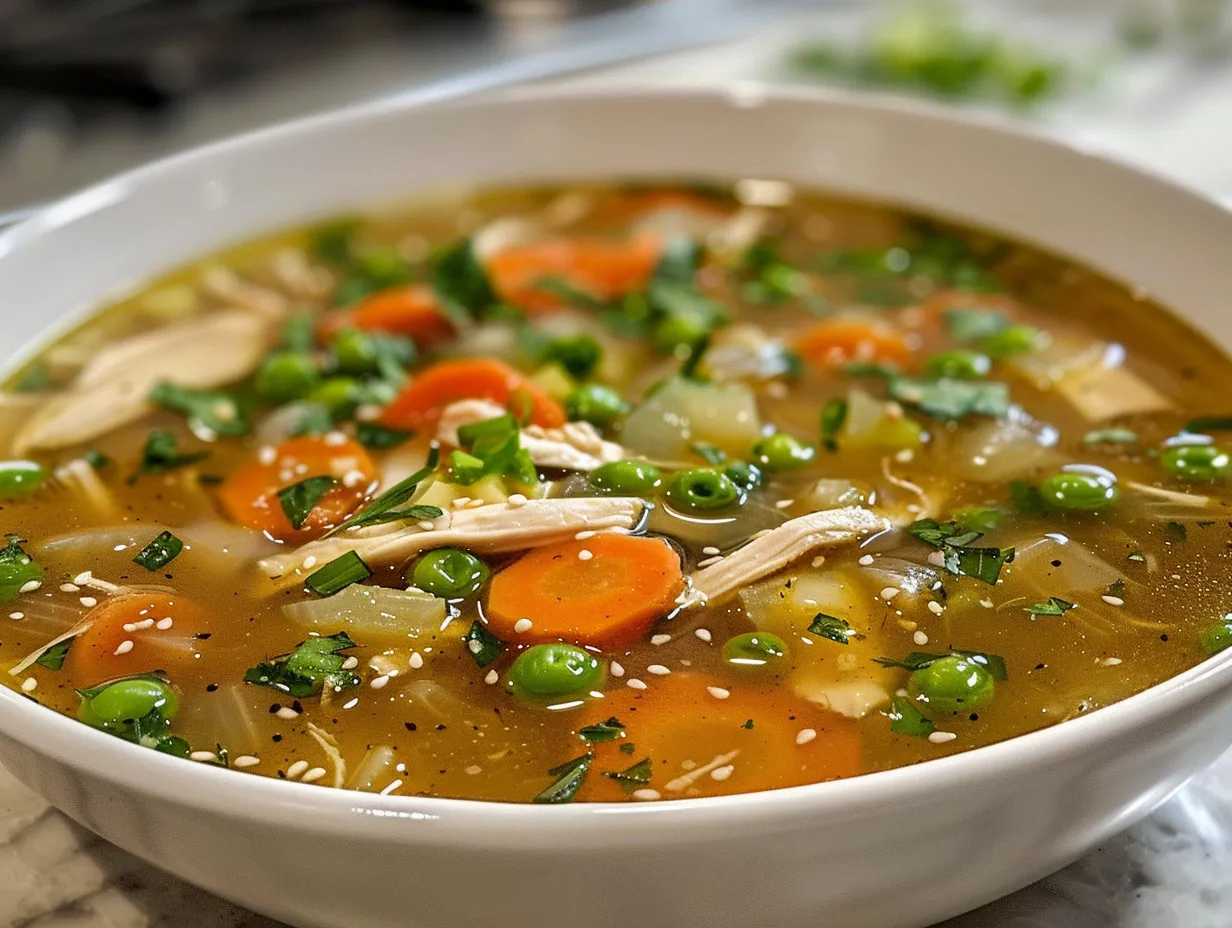 Miso-Ginger Chicken Soup