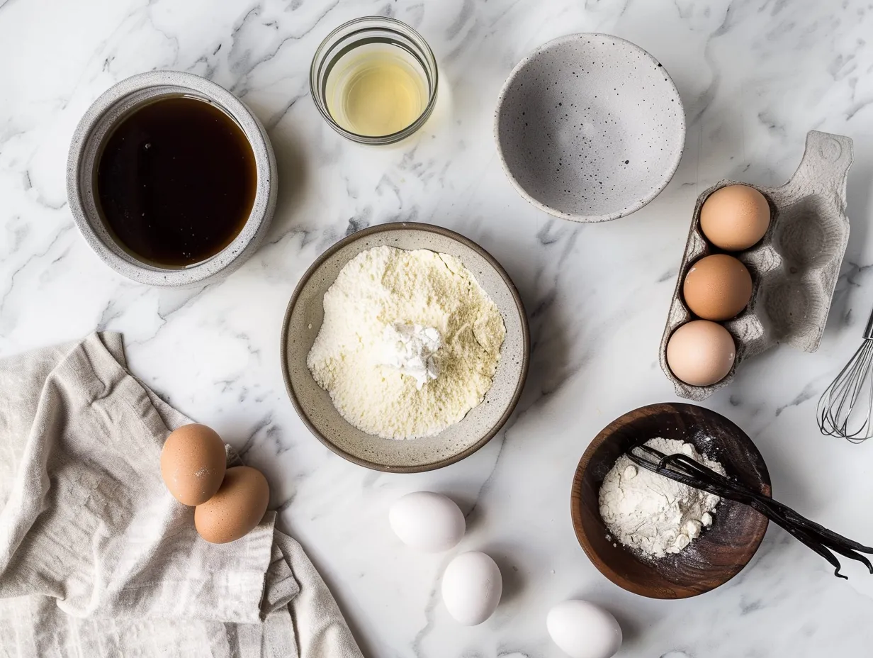 Vanilla cake ingredients