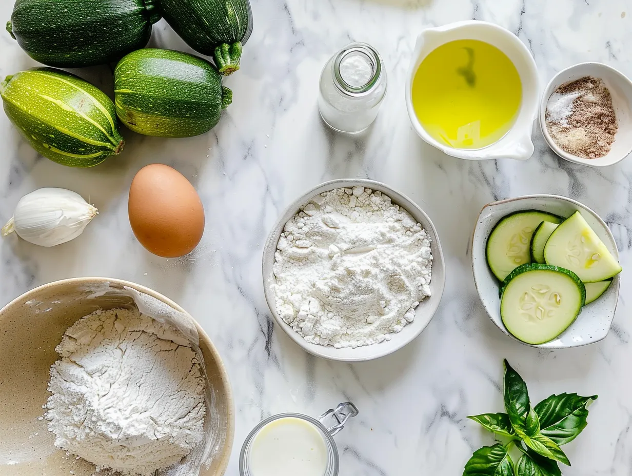 Zucchini Bread Ingredients