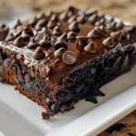 A Slice of Decadent Triple Chocolate Zucchini Cake