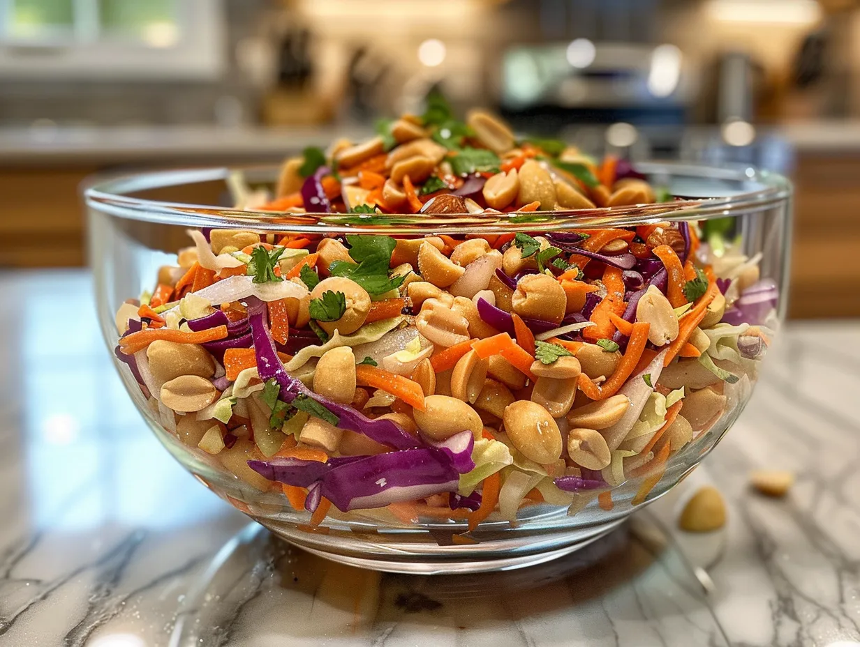 A vibrant Peanut Crunch Salad