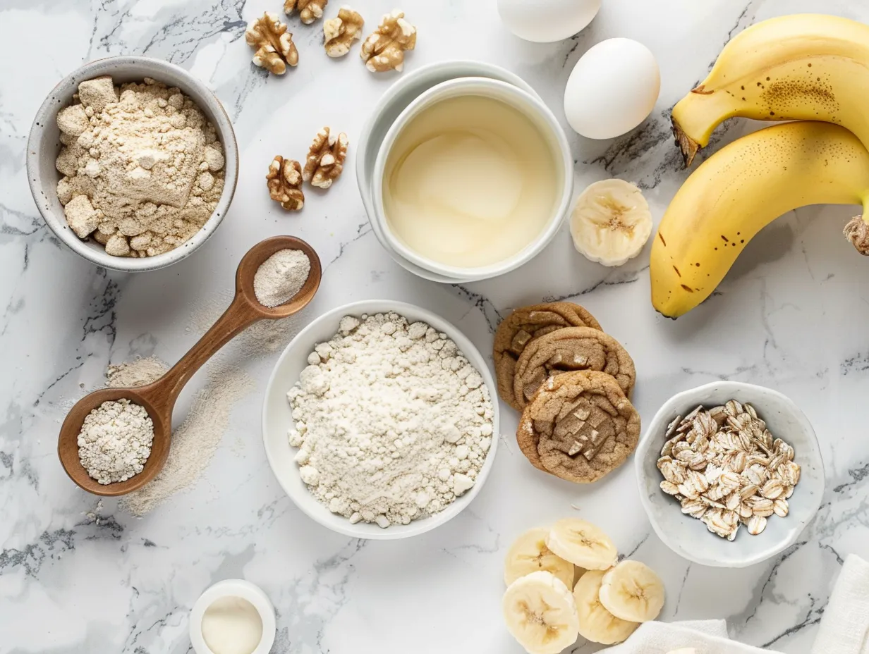 Banana Bread Cookies ingredients