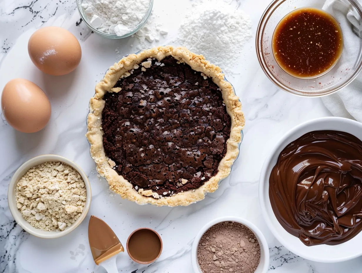 Gooey Brownie Pie Ingredients
