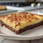 Close-up shot of a Lemon Brownie