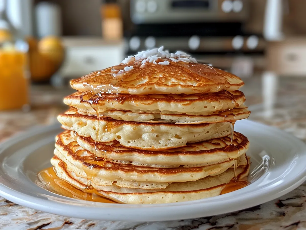 Coconut Cream Pancakes