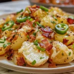 Delicious Jalapeño Popper Roasted Potato Salad