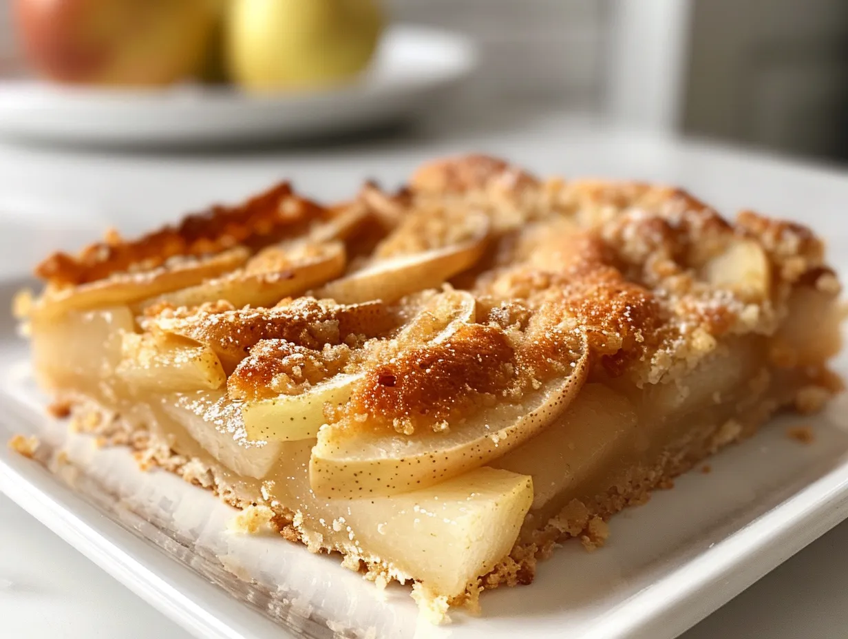 Delicious Pear Dump Cake