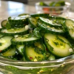 Fresh and Zesty Cucumber Vinegar Salad