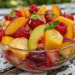 Summer Peach Fruit Salad