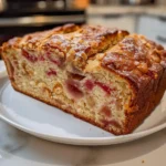 Freshly Baked Cinnamon Rhubarb Bread