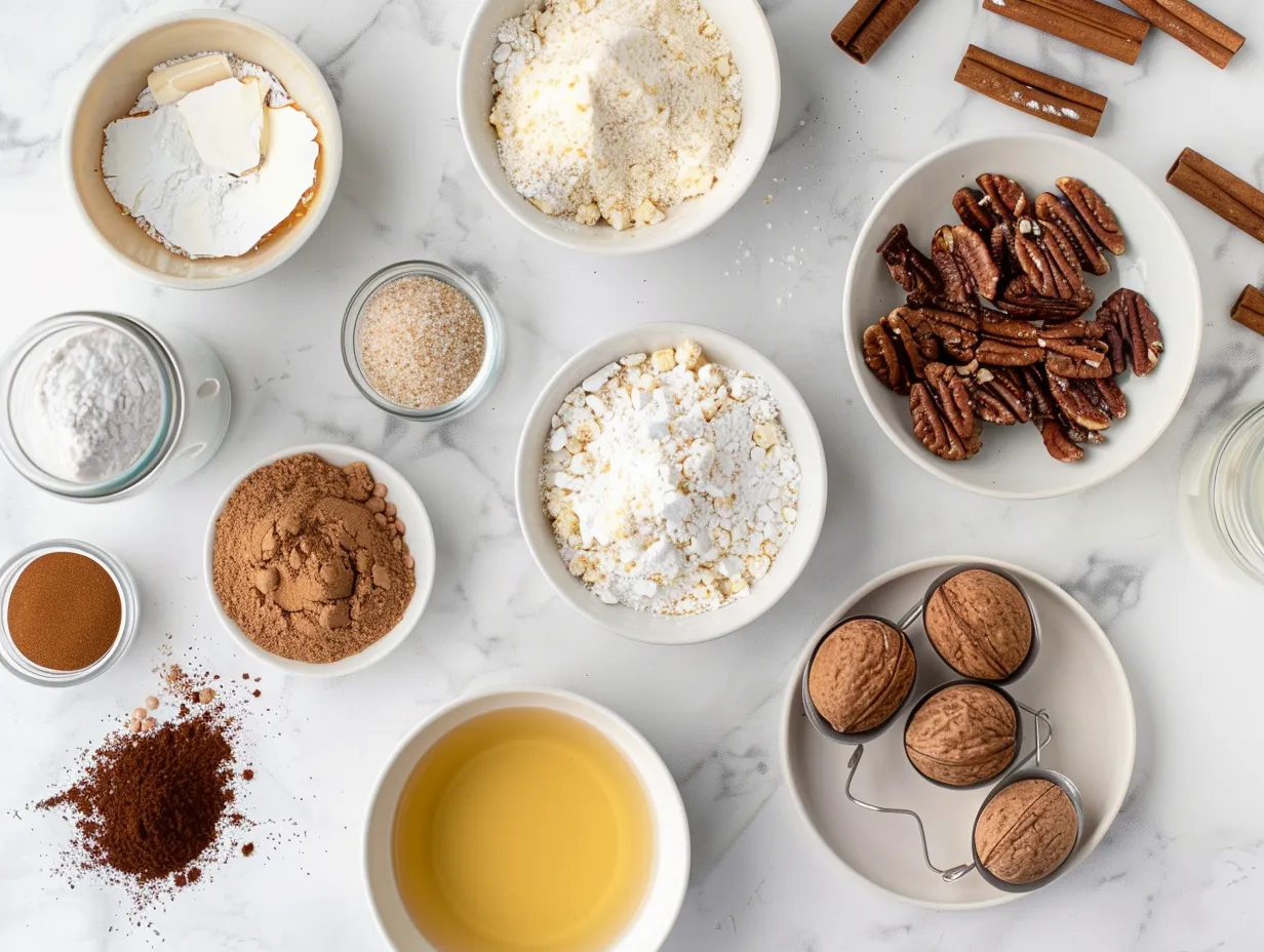Ingredients for No-Bake Cinnamon Toast Pie