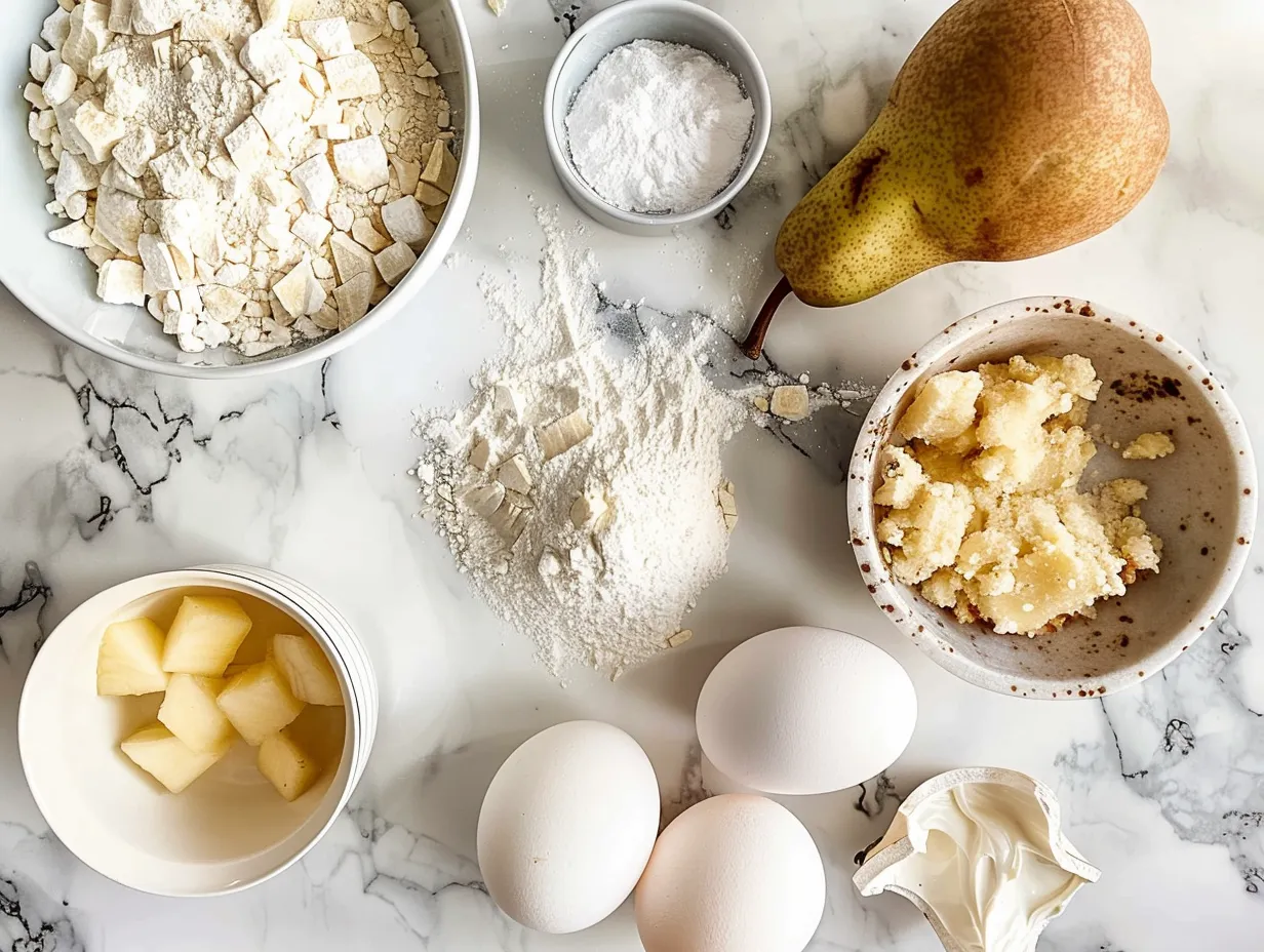 Pear Dump Cake Ingredients