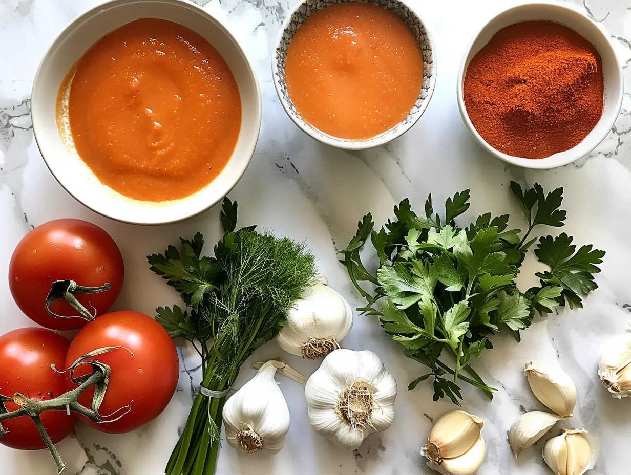Roasted Garlic Tomato Soup Ingredients