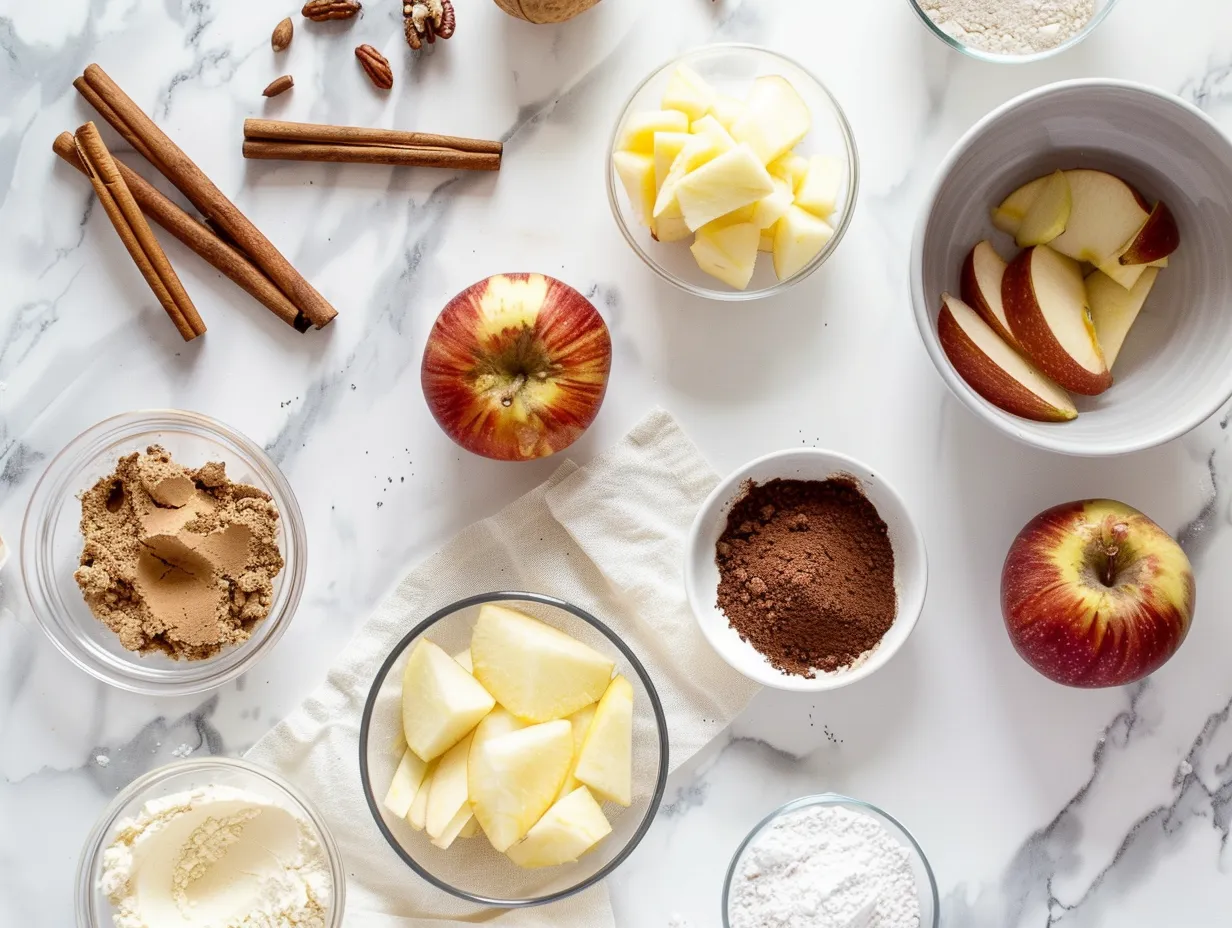 Apple Butter Cheesecake ingredients