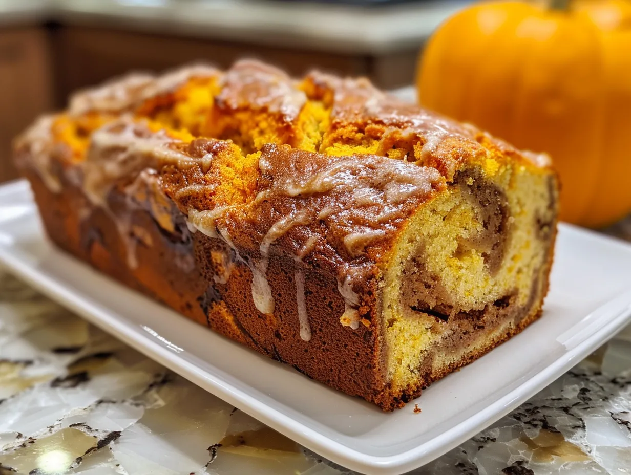 Delicious Cinnamon Swirl Pumpkin Bread