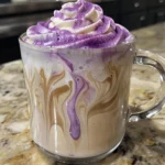 Delicious Homemade Blueberry Latte