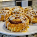 Delicious Pumpkin Cinnamon Rolls Freshly Baked